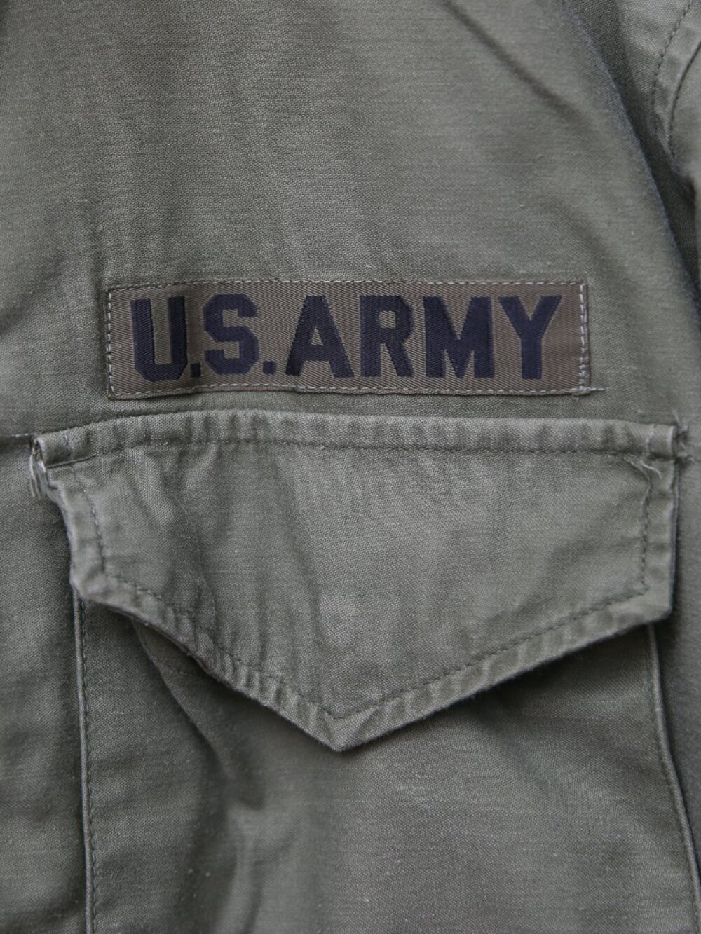 Vintage 1974 US Army M-65 Field Jacket by John Ownbey Co. Medium Short Brass Zip - Picture 5 of 14